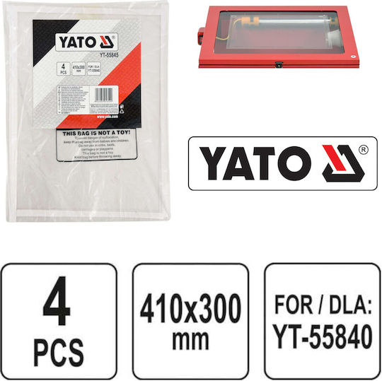 Yato Tool Accessories Protective Film for Sandblasting Cabin YT-55845 4pcs