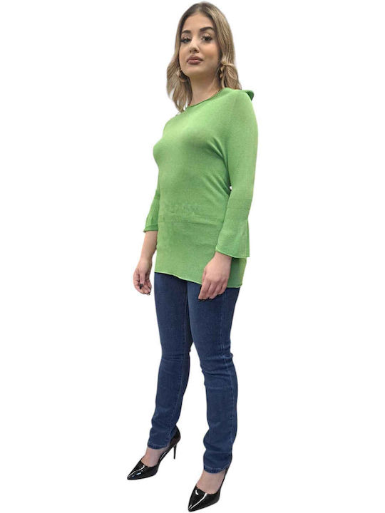 Women's Dress Top Long Sleeve Green