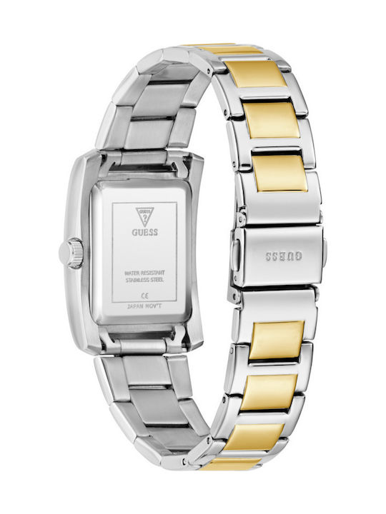 Guess Γυναικείο Ρολόι 27mm Μπαταρίας με Χρυσό Μεταλλικό Μπρασελέ