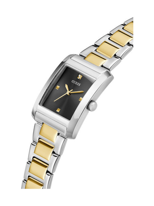 Guess Γυναικείο Ρολόι 27mm Μπαταρίας με Χρυσό Μεταλλικό Μπρασελέ