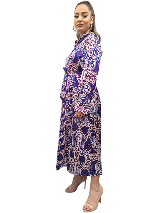 Midi Damenkleid Lila