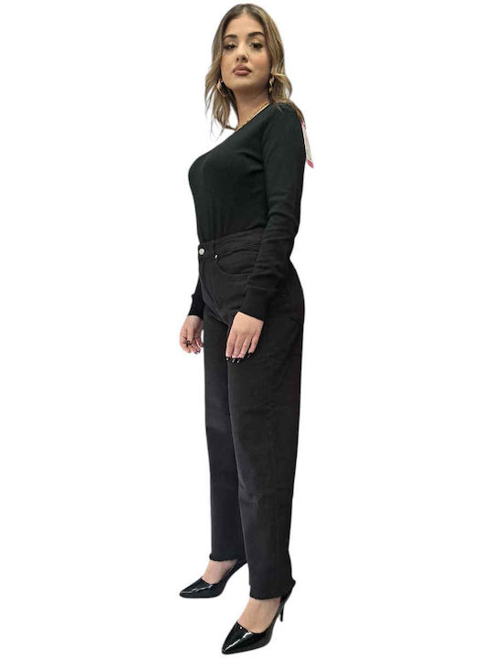 Dama Tesatura Pantaloni Negru