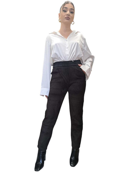 Dama Tesatura Pantaloni Maro