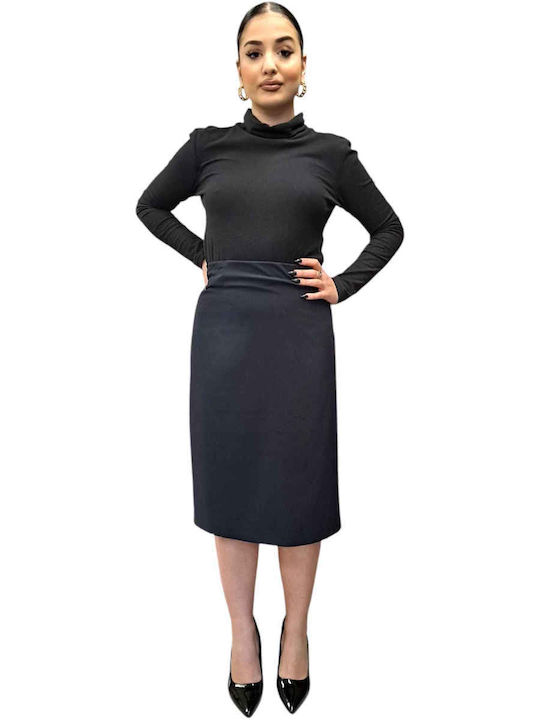 Midi Φούστα Navy Μπλε