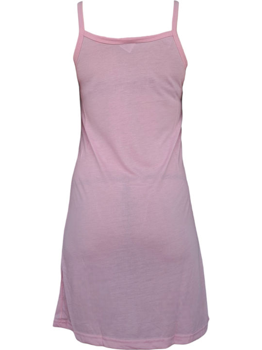 Remix Remix Damen Nachthemd Rosa Sommer