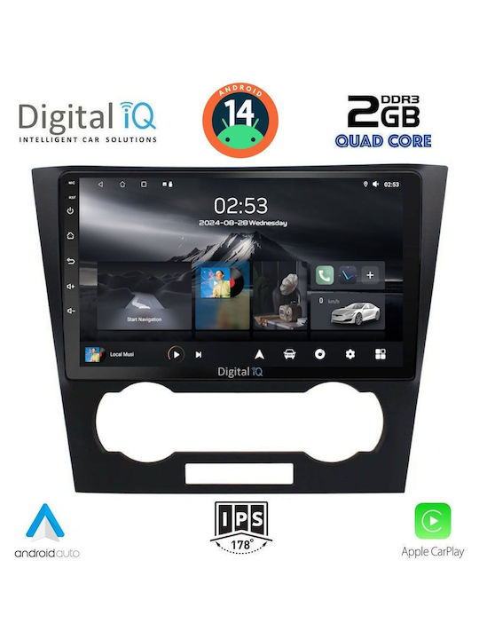 Digital IQ Sistem Audio Auto pentru Chevrolet Epica 2006-2011 (Bluetooth/USB/AUX/WiFi/GPS/Apple-Carplay/Android-Auto) cu Ecran Tactil 9"