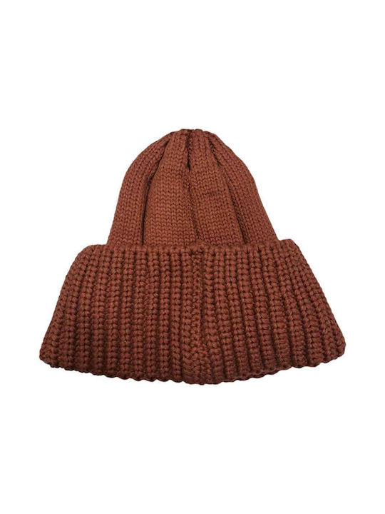 Beanie Unisex Beanie Knitted in Red color