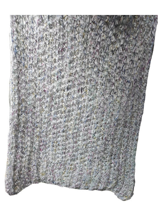 Remix Women's Knitted Scarf Gray