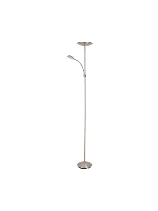 Rabalux LED Floor Lamp H180cm. with Warm White Light Silver