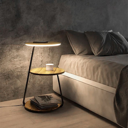 Atman LED Floor Lamp H60xW34cm. 1080lm Black