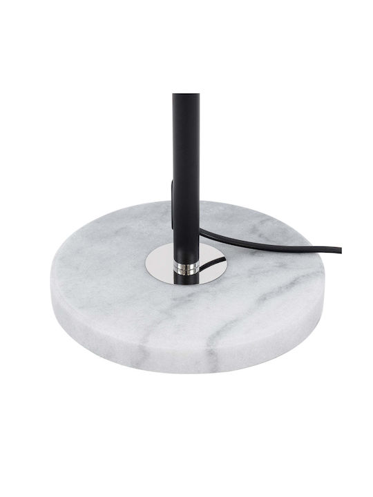 GloboStar Versailles Floor Lamp H150xW25cm. with Socket for Bulb E27 Black
