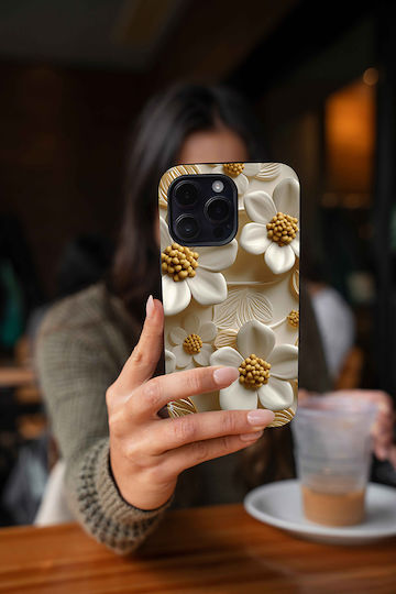 Sonique 3D Flower Series Case for Xiaomi Poco F5 Pro 5G White