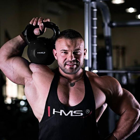 HMS Knv06 Kettlebell από Μαντέμι 6kg Μαύρο