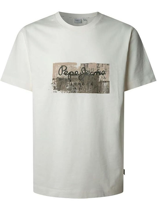 T-shirt Εκρου