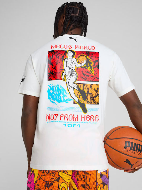 Αθλητικό T-shirt Λευκό