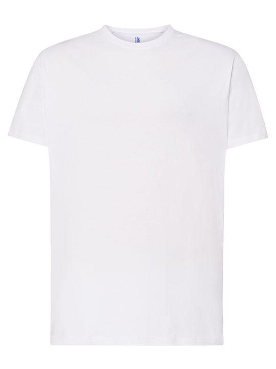 JHK Tsra-150 Men's Short Sleeve Promotional T-Shirt White