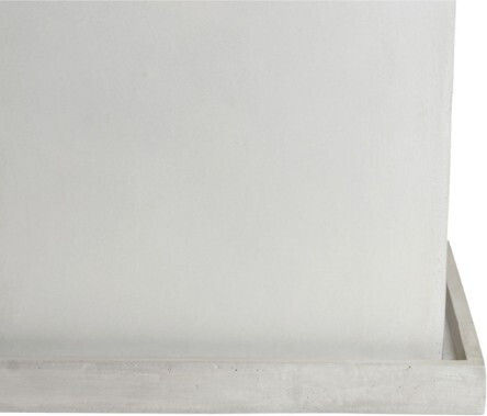 Harmony Plate Planter Ceramic White 85x42cm