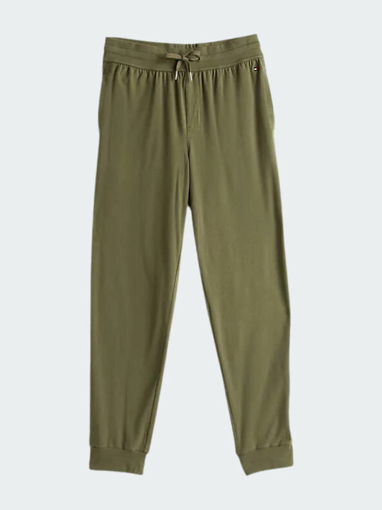 Pantaloni de trening cu Elastic Khaki