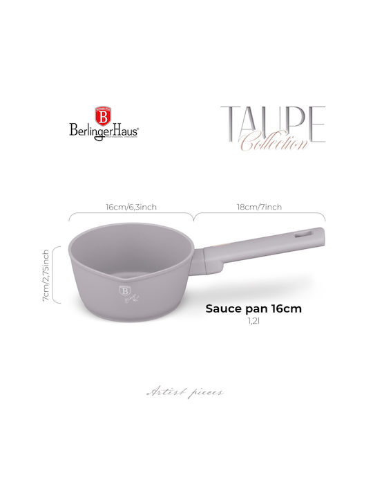 Saucepan 16 Cm Taupe Berlinger Haus Bh 8087