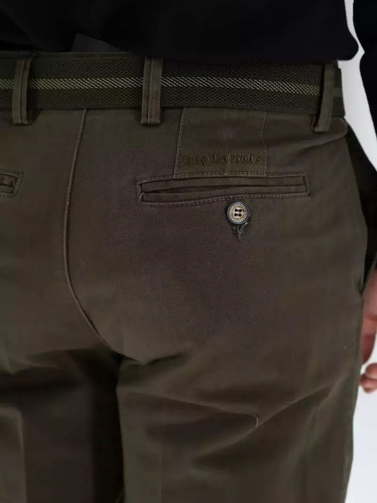 Trousers Chino in Regular Fit Green