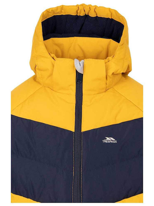 Kinder Freizeitjacke mit Kapuze Gelb