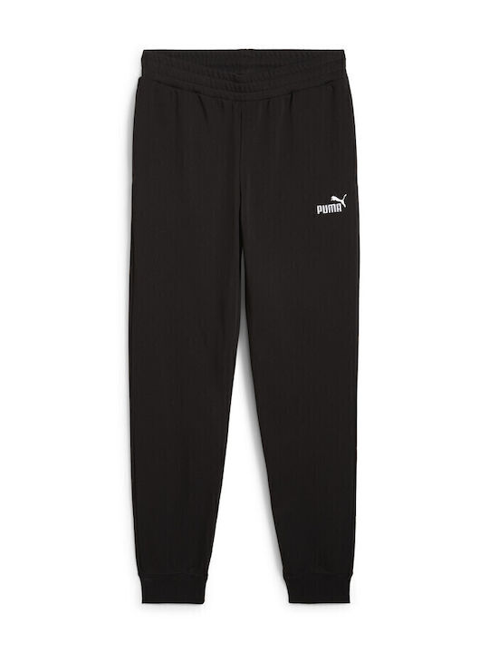 Sweatpants with Elastic Black