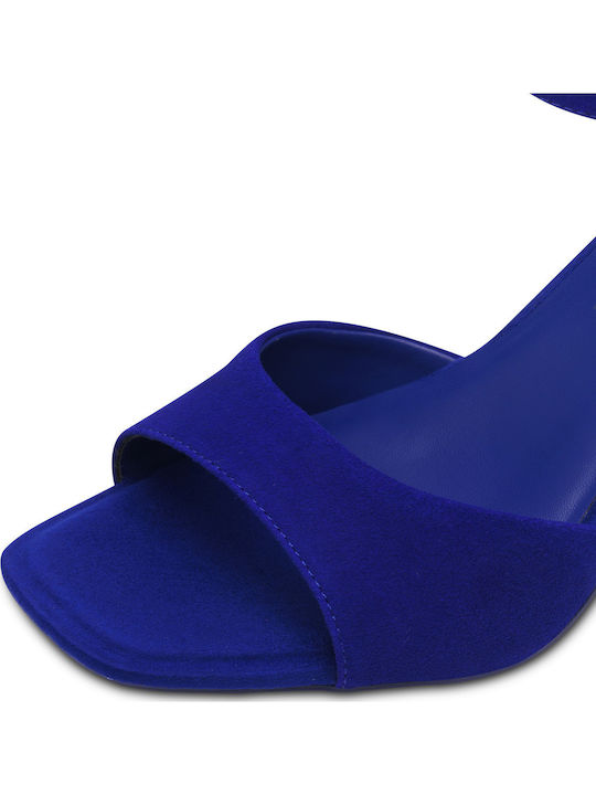 Din piele Sandale Albastre