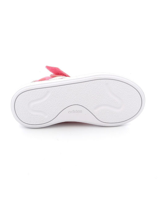 Courtblock Kids Sneakers with Scratch Fuchsia