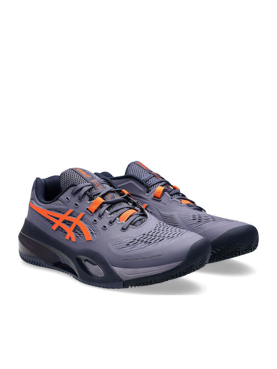 ASICS Gel-resolution X Men's Tennis Shoes for Clay Courts Purple