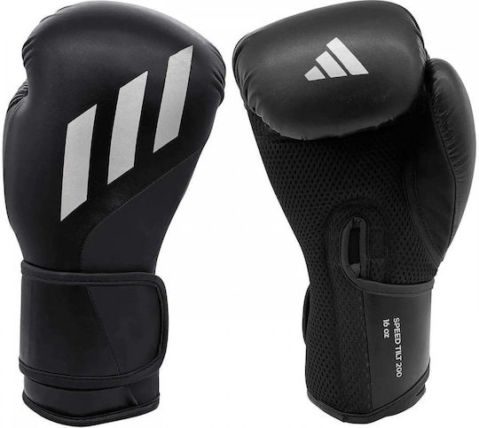 adidas Speed Tilt 200 Παιδικά Γάντια Πυγμαχίας Δερμάτινα για Αγώνα Μαύρα