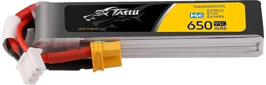 Tattu UAV Classic Li-Po Batterietyp 7.6V 650mAh 95C 2S XT30 für RC-Fahrzeug