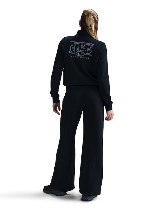 Club Fleece Sweatpants Flared Fleece Black
