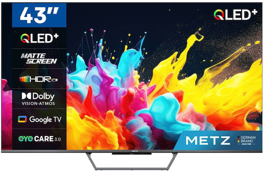 Metz Smart Television 43" 4K UHD QLED 43MQE7600Z HDR (2024)