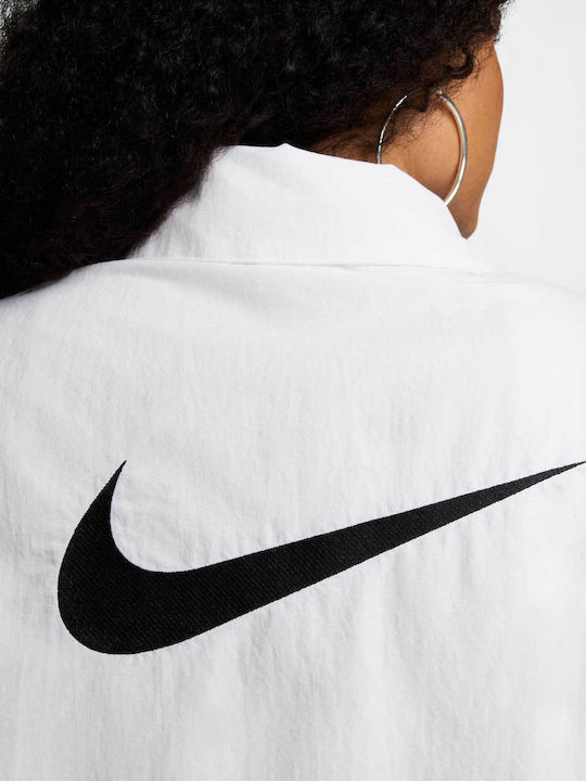 Women's Short Sports Jacket for Winter White