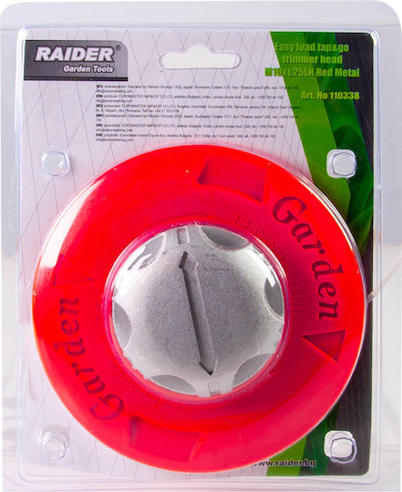 Quick Charge Trimmer Head M10 X 1.25 Lh Red Raider Garden Tools 110338