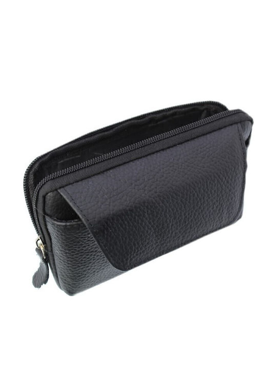 Leder Herrentasche Handtasche Schwarz