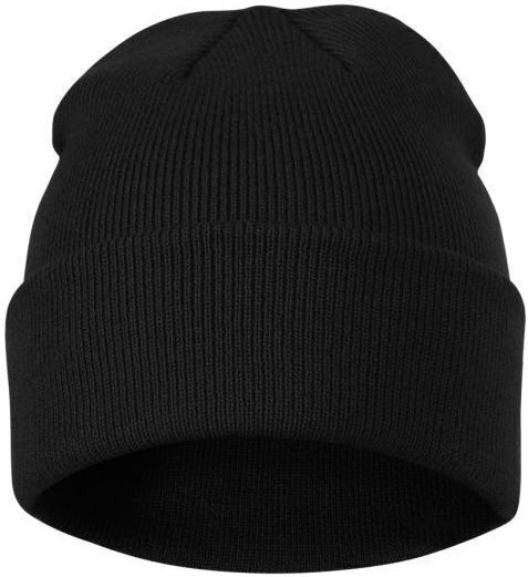 Beanie Unisex Σκούφος Πλεκτός σε Μαύρο χρώμα