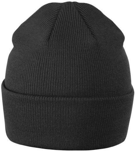 Beanie Unisex Σκούφος Πλεκτός σε Μαύρο χρώμα