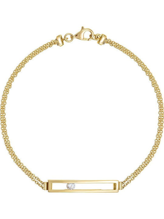 Ioannis Kosmima Set with Necklace & Bracelet from Gold 14K with Stones