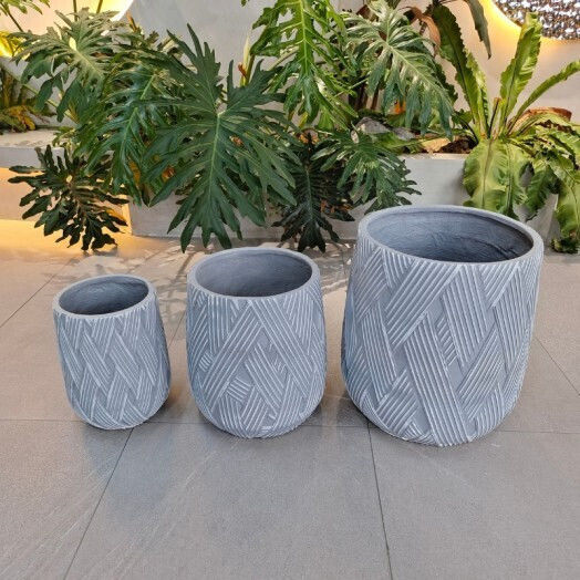 Harmony Pot Ceramic Grey