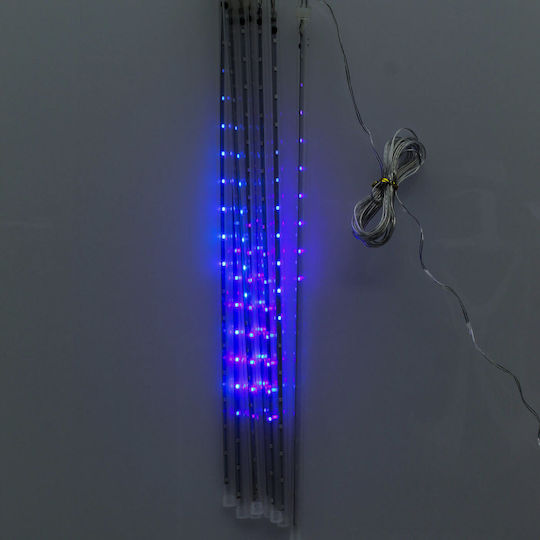 36 LED Лампички 3 м x 9,7 см, Сини, Слънчеви, Тип Метеори