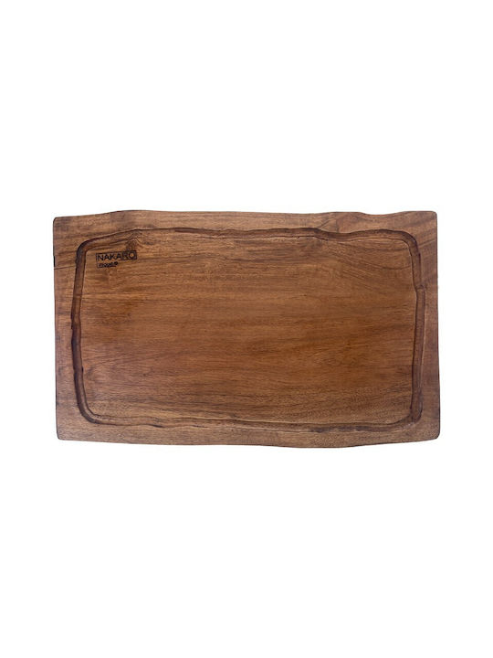 Nakaro Wood Wooden Serving Platter 43x26cm