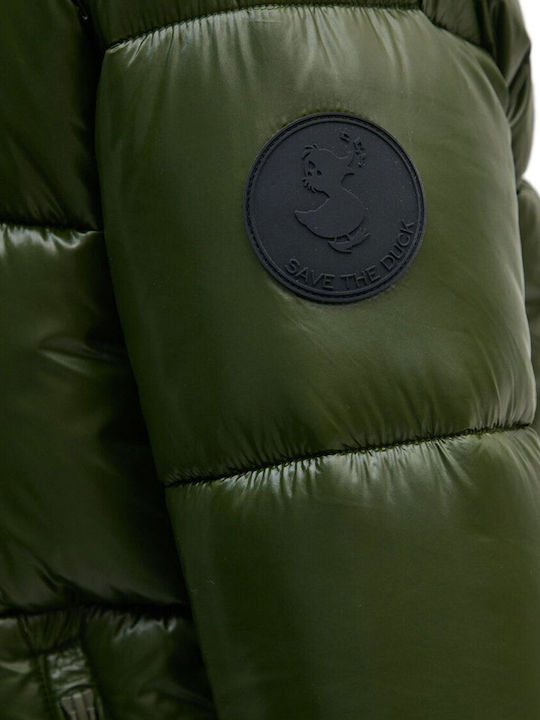 Scurtă Jachetă de femei Puffer Pine Green
