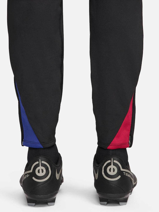 Fc Barcelona Ποδοσφαιρικό Παντελόνι Φόρμας Dri-Fit με Λάστιχο Black
