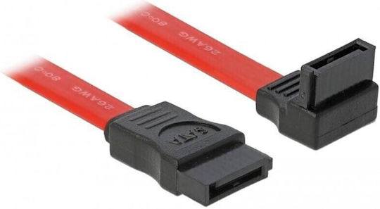 DeLock 7-Пинов SATA II - 7-Пинов SATA II 0.22см Червен 84354
