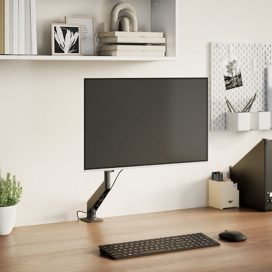 vidaXL Stand Desk Mounted Monitor up to 27" with Arm (4012169)