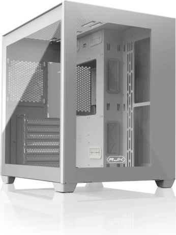 Raijintek Paean C7 Gaming Midi Tower Computer Case with Window Panel White