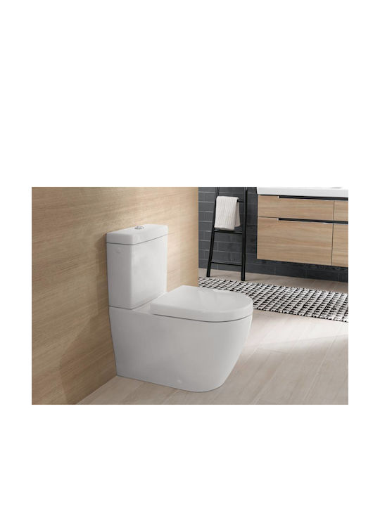 Villeroy & Boch Toilettenbrille Soft-Close Kunststoff Weiß