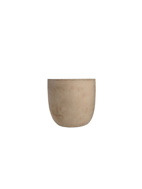 Harmony Pot Ceramic Taupe 43x43x43cm.