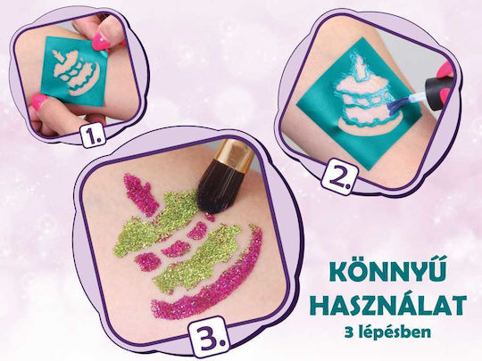 Set mit 15 temporären Tattoo-Schablonen Tytoo Kkcst4530033 Happy Birthday
